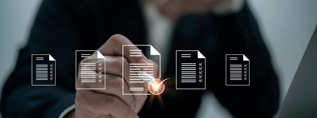 The,Concept,Of,Document,Management,Involves,Using,A,Laptop,To