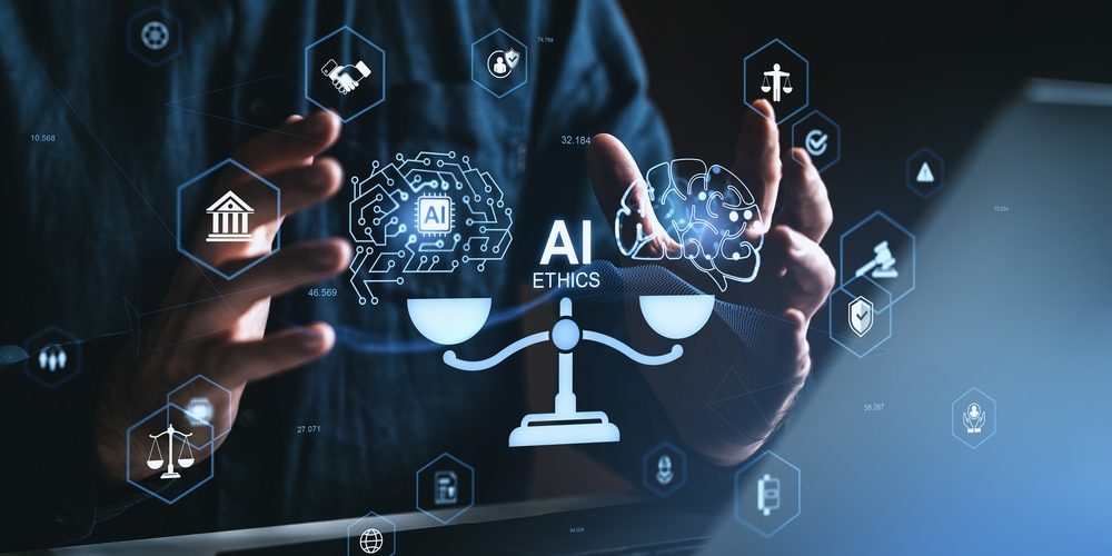 Hands,Holding,Ai,Ethics,Interface,With,Legal,Scales,And,Digital
